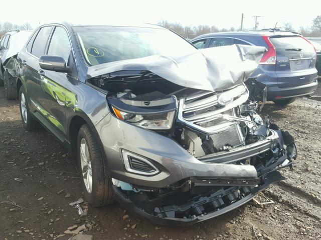 2FMPK3J90HBC49878 - 2017 FORD EDGE SEL CHARCOAL photo 1