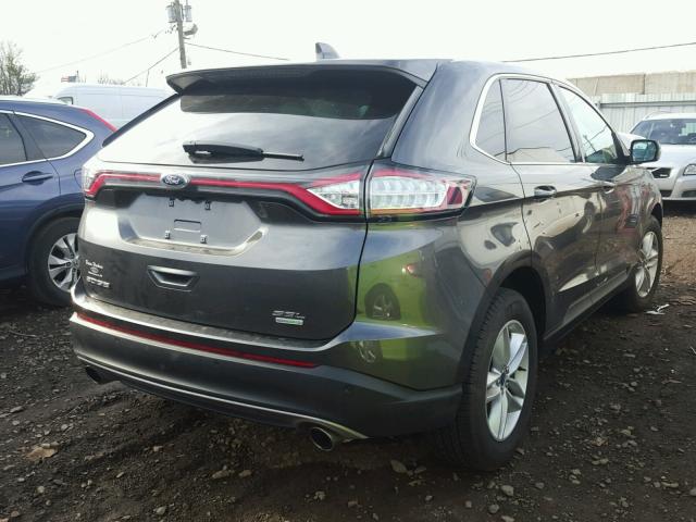 2FMPK3J90HBC49878 - 2017 FORD EDGE SEL CHARCOAL photo 4