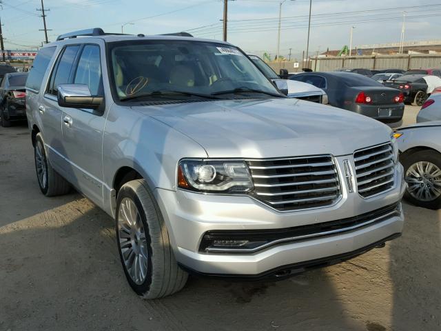 5LMJJ2HT8FEJ06650 - 2015 LINCOLN NAVIGATOR SILVER photo 1