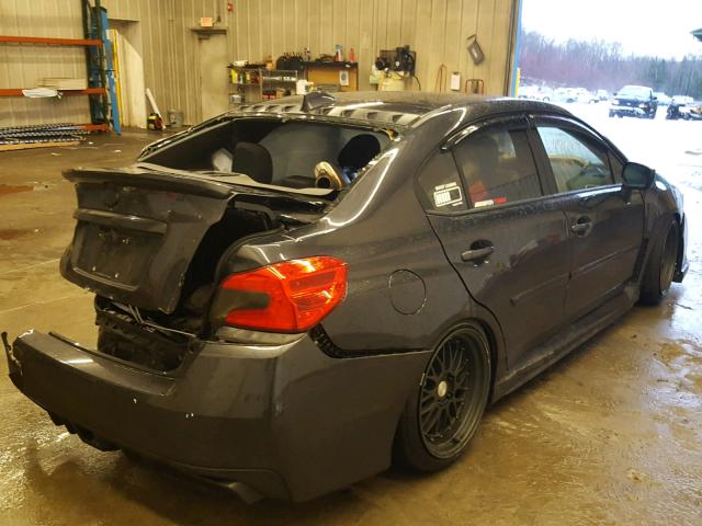 JF1VA1E65G9835092 - 2016 SUBARU WRX PREMIU GRAY photo 4