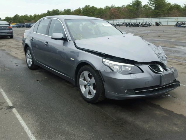 WBANV13508CZ58910 - 2008 BMW 528 XI GRAY photo 1