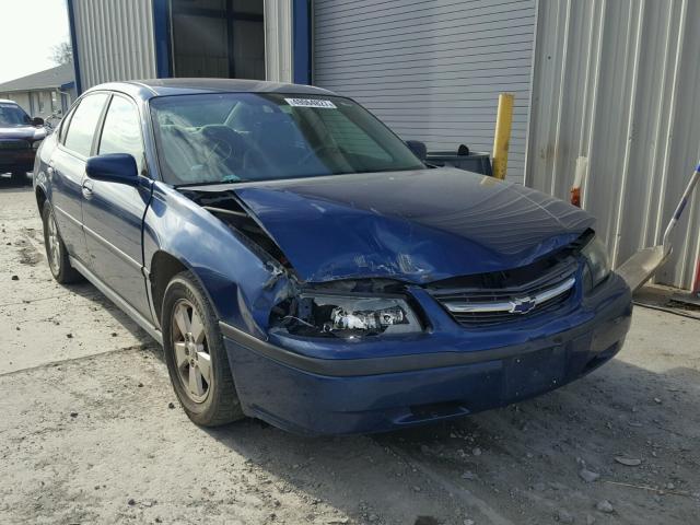 2G1WF52E149198509 - 2004 CHEVROLET IMPALA BLUE photo 1