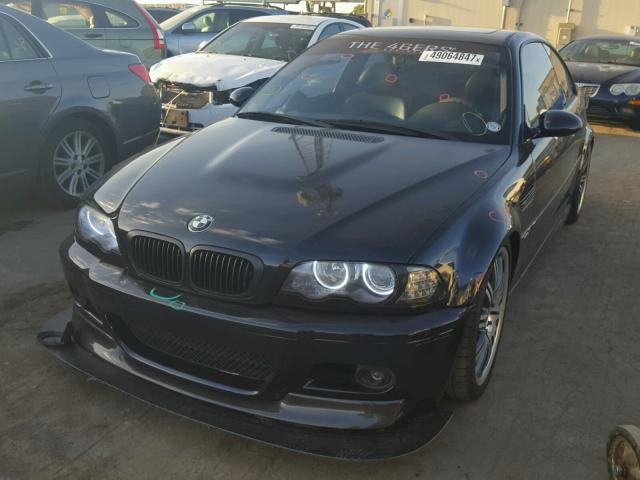 WBSBL93442JR17497 - 2002 BMW M3 BLACK photo 2