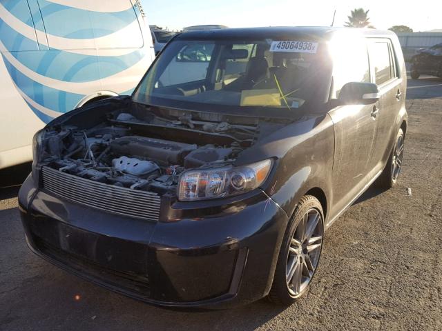 JTLKE50E881029985 - 2008 TOYOTA SCION XB შავი ფოტო 2