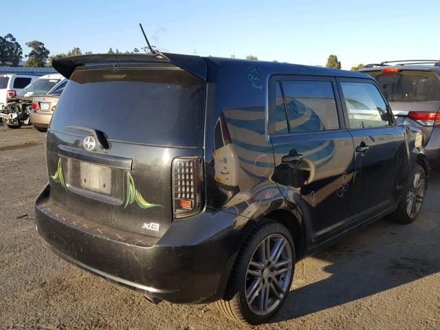 JTLKE50E881029985 - 2008 TOYOTA SCION XB შავი ფოტო 4
