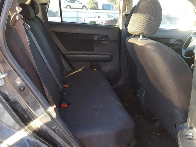 JTLKE50E881029985 - 2008 TOYOTA SCION XB შავი ფოტო 6