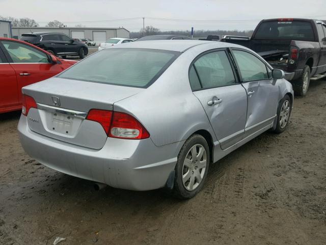 19XFA1F58AE012180 - 2010 HONDA CIVIC LX SILVER photo 4