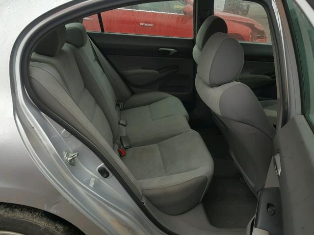 19XFA1F58AE012180 - 2010 HONDA CIVIC LX SILVER photo 6