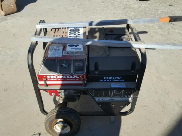 FA22753 - 2008 HONDA GENERATOR RED photo 6