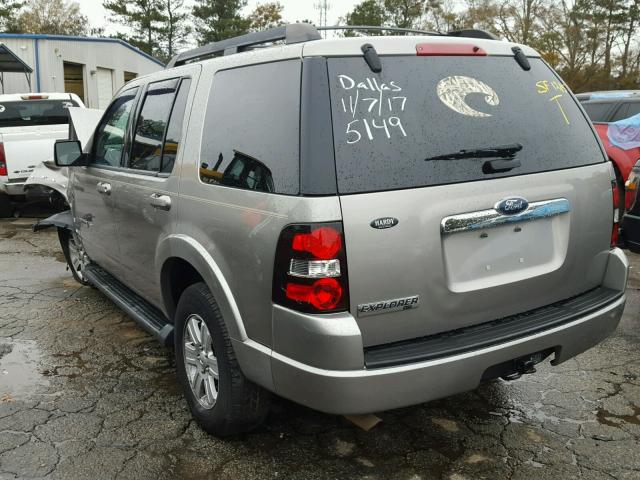 1FMEU63E98UB15149 - 2008 FORD EXPLORER X GRAY photo 3