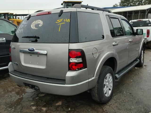 1FMEU63E98UB15149 - 2008 FORD EXPLORER X GRAY photo 4