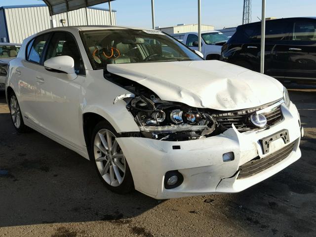 JTHKD5BH8B2033542 - 2011 LEXUS CT 200 WHITE photo 1