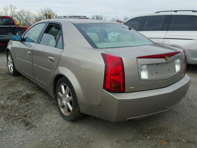 1G6DM577740160830 - 2004 CADILLAC CTS TAN photo 3