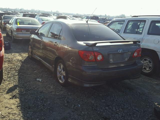 2T1BY30E35C352100 - 2005 TOYOTA COROLLA XR 灰色 照片 3