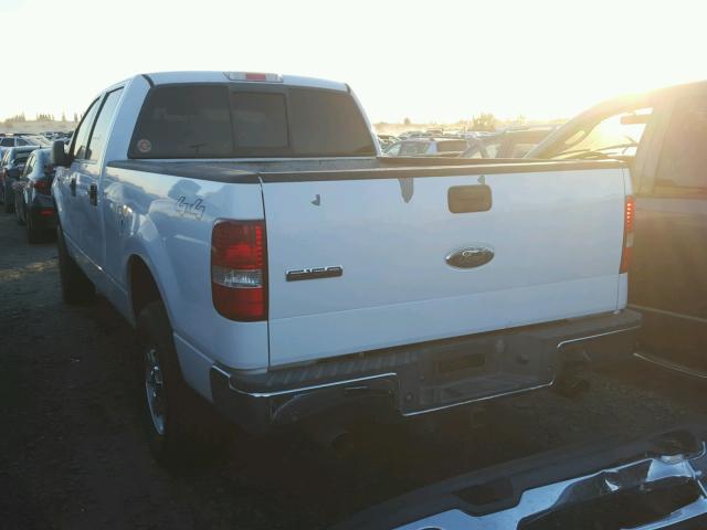 1FTPW14566KD72187 - 2006 FORD F150 SUPER WHITE photo 3