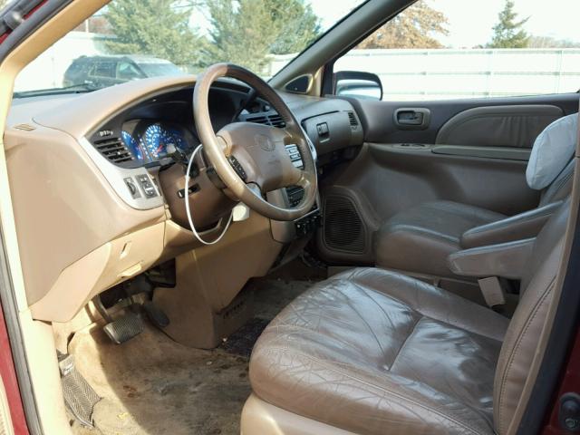 4T3ZF13C02U422737 - 2002 TOYOTA SIENNA LE BURGUNDY photo 5