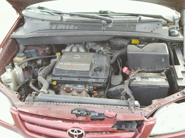 4T3ZF13C02U422737 - 2002 TOYOTA SIENNA LE BURGUNDY photo 7