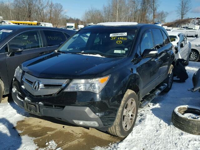 2HNYD28298H553787 - 2008 ACURA MDX BLACK photo 2