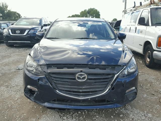 JM1BM1U71G1313976 - 2016 MAZDA 3 SPORT BLUE photo 9