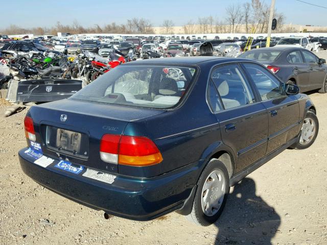 1HGEJ864XVL006715 - 1997 HONDA CIVIC EX GREEN photo 4