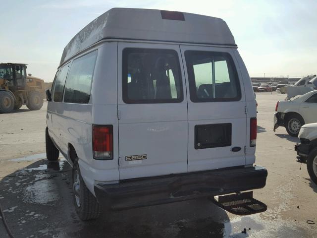 1FTNE24241HB69083 - 2001 FORD ECONOLINE WHITE photo 3