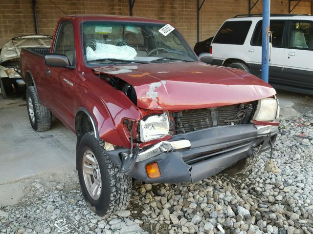 4TAPM62N3WZ146908 - 1998 TOYOTA TACOMA BURGUNDY photo 1