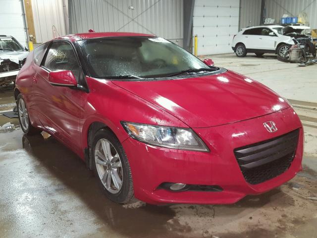 JHMZF1C6XBS005143 - 2011 HONDA CR-Z EX RED photo 1