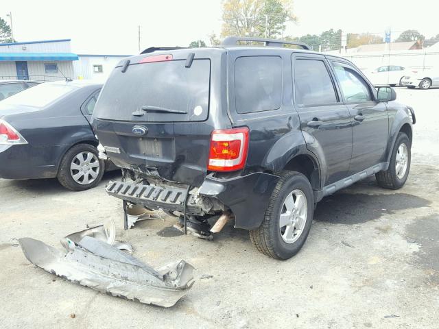 1FMCU0D77BKC16214 - 2011 FORD ESCAPE XLT BLACK photo 4