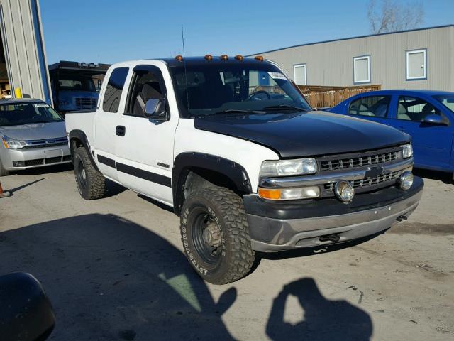 1GCGK29U7YE283747 - 2000 CHEVROLET SILVERADO WHITE photo 1