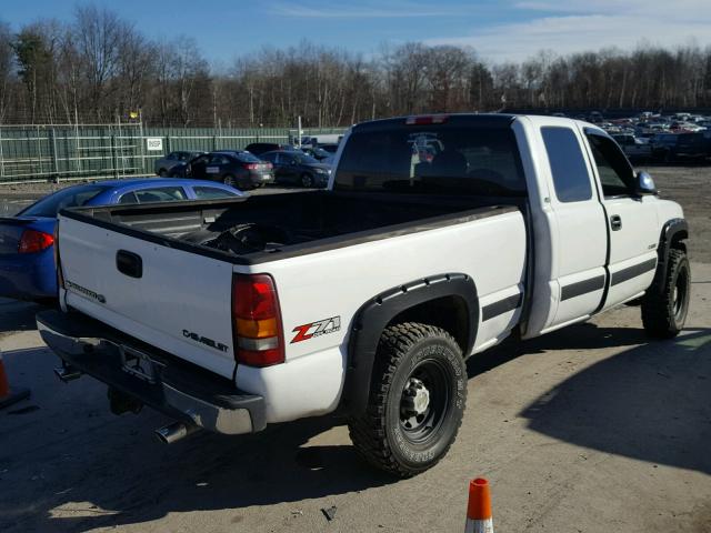 1GCGK29U7YE283747 - 2000 CHEVROLET SILVERADO WHITE photo 4