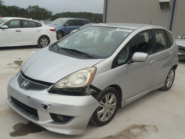 JHMGE8H57BC015688 - 2011 HONDA FIT SPORT SILVER photo 2