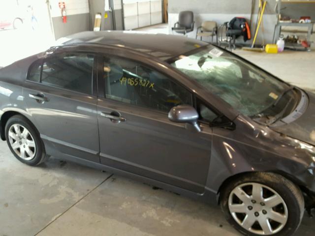 2HGFA1F53AH315020 - 2010 HONDA CIVIC LX GRAY photo 9