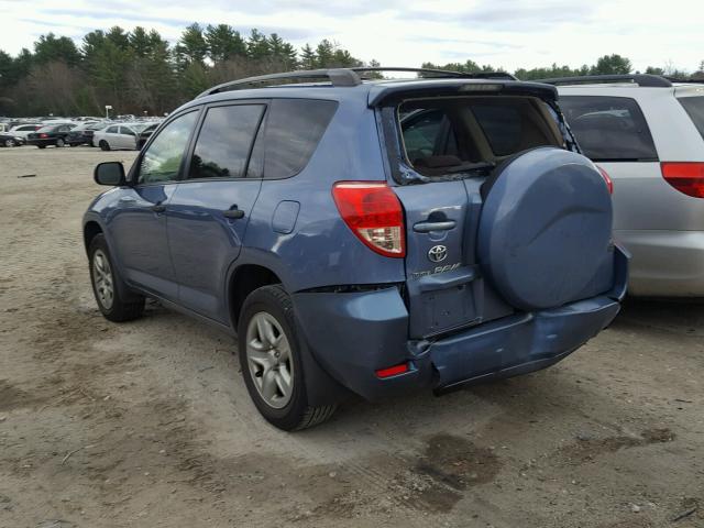 JTMZD33V275051260 - 2007 TOYOTA RAV4 BLUE photo 3