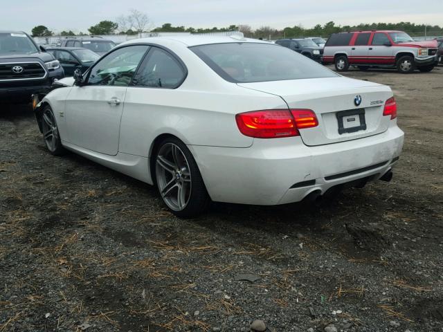 WBAKG1C56DJ217616 - 2013 BMW 335 I SULE WHITE photo 3