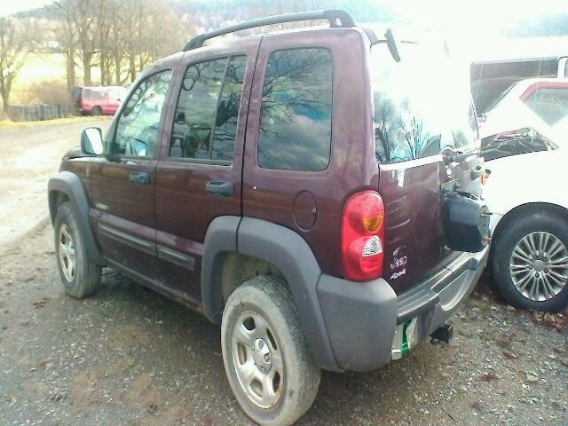 1J4GL48K84W257987 - 2004 JEEP LIBERTY SP RED photo 3