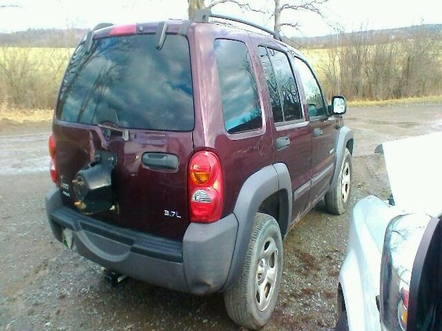 1J4GL48K84W257987 - 2004 JEEP LIBERTY SP RED photo 4