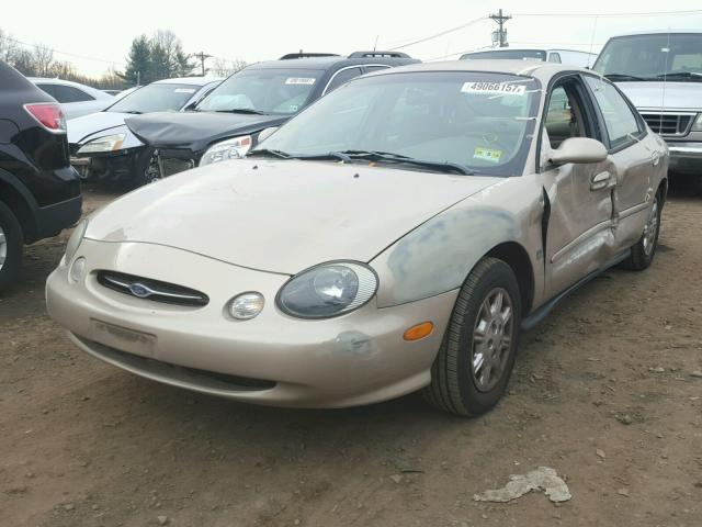 1FAFP52S0WA255242 - 1998 FORD TAURUS LX GOLD photo 2