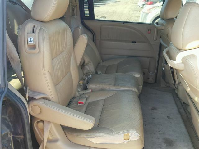 5FNRL38717B065579 - 2007 HONDA ODYSSEY EX BLACK photo 6