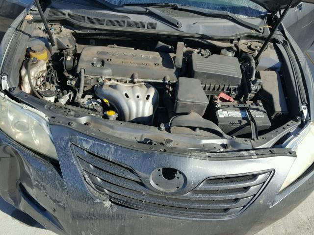 4T1BE46K48U211521 - 2008 TOYOTA CAMRY CE GRAY photo 7