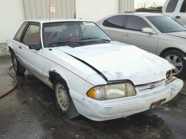 1FACP40M1NF107751 - 1992 FORD MUSTANG LX WHITE photo 1