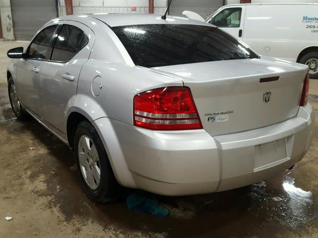 1B3LC46K18N647639 - 2008 DODGE AVENGER SE SILVER photo 3