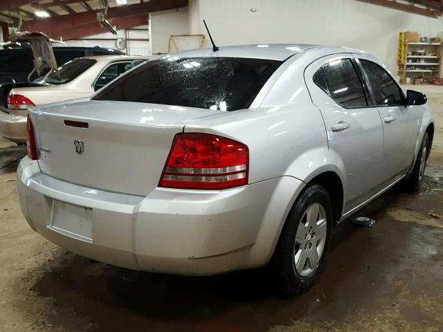 1B3LC46K18N647639 - 2008 DODGE AVENGER SE SILVER photo 4