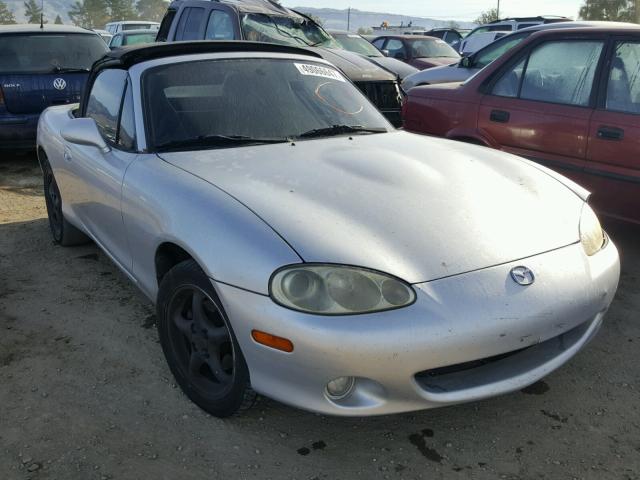 JM1NB353420222984 - 2002 MAZDA MX-5 MIATA SILVER photo 1