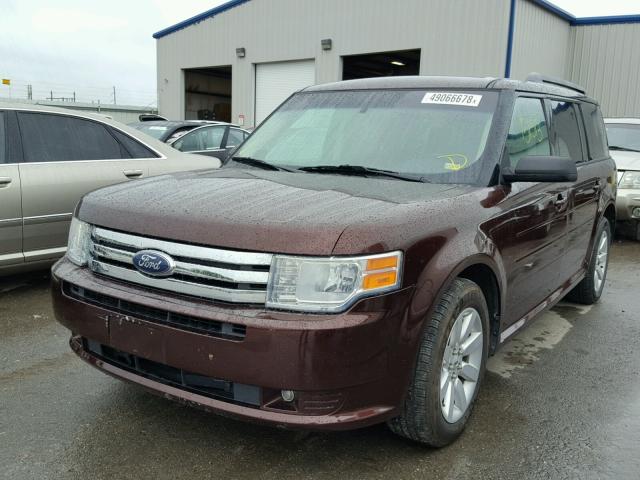 2FMDK51C79BA23235 - 2009 FORD FLEX SE BURGUNDY photo 2