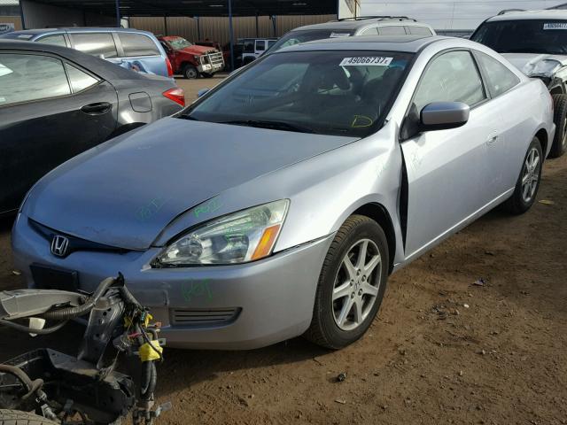 1HGCM82654A004032 - 2004 HONDA ACCORD EX SILVER photo 2