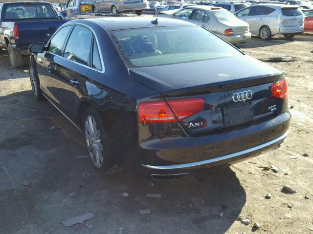 WAUR2AFD8EN012275 - 2014 AUDI A8 L QUATT BLACK photo 3