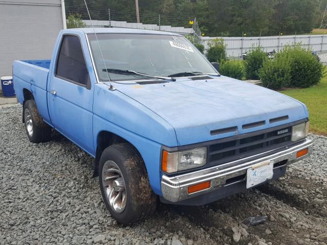 1N6ND11S2JC374428 - 1988 NISSAN D21 SHORT BLUE photo 1