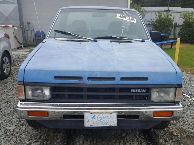 1N6ND11S2JC374428 - 1988 NISSAN D21 SHORT BLUE photo 9