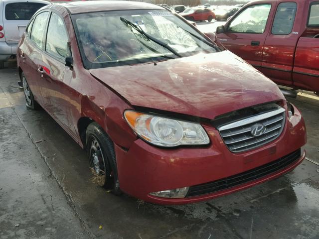 KMHDU46D38U403154 - 2008 HYUNDAI ELANTRA GL RED photo 1