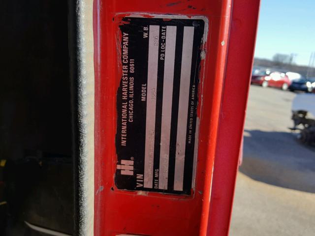 1HTLDUXN4FHA63564 - 1985 INTERNATIONAL S-SERIES 1 红色 照片 10